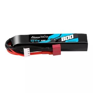 Gens Ace Lipo 800mAh 11.4V 45C 3S1P Deans(T) Högspännings LIPO-batteripaket