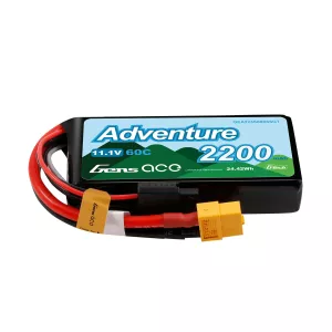 Gens ace Adventure G-Tech 2200mAh 3S1P 11.1V 60C Lipo Battery XT60