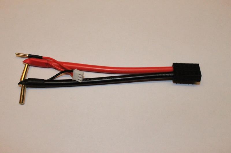 Laddning/urladdningskabel Traxxas för 2-cell LiPo hard case.