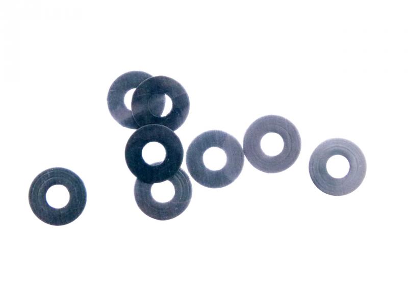 3mm Spacer (0,5mm) 8 pcs Hard Anodized MRX-6