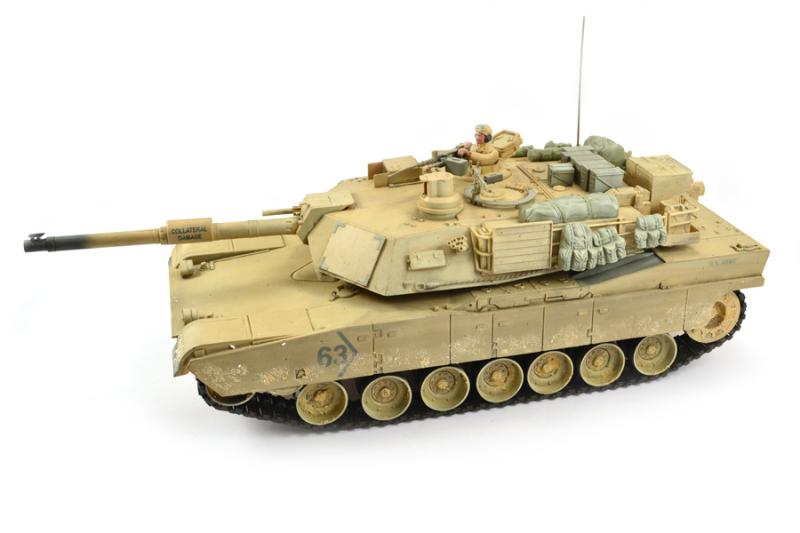 Abrams Desert M1A2 Stridsvagn Radiostyrd 2.4G