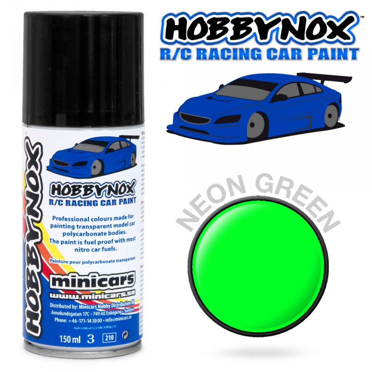 Lexan Spray Färg - Neon Grön 150ml