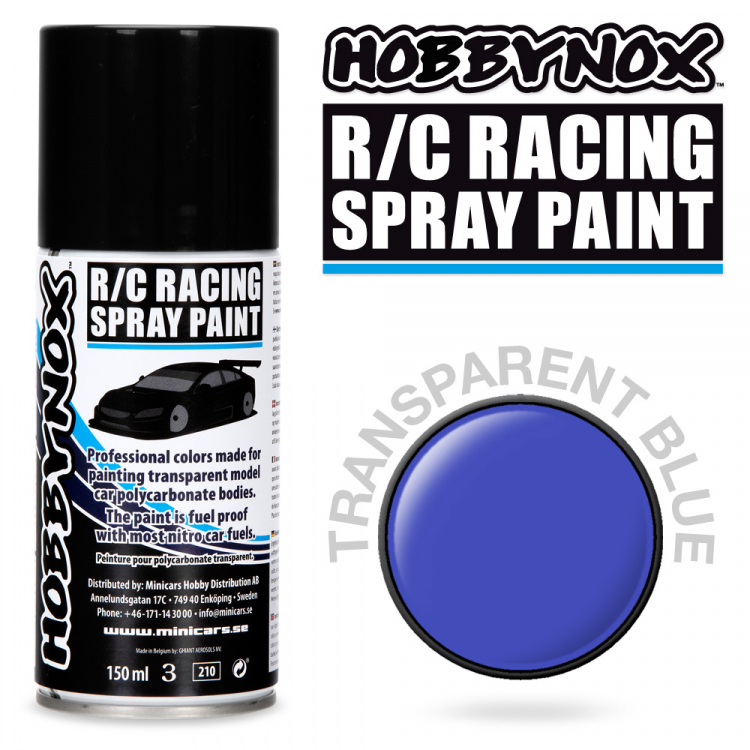 Lexan Spray Färg - Transparent Mörk Blå 150ml