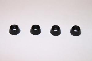 Bricka Konformad stål svart 3x9mm