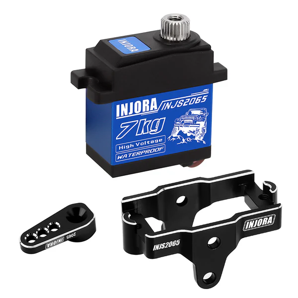 INJORA 7KG High Voltage Waterproof 2065 Digital Servo with Mount for 1/18 TRX4M Upgrade