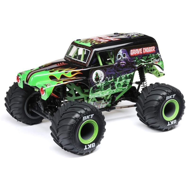 Losi Mini LMT 4x4 1/18 Brushed Monster Truck RTR Grave Digger