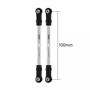 INJORA Stainless Steel Links with Rod Ends for 1/10 RC Crawler 100mm