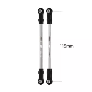INJORA Stainless Steel Links with Rod Ends for 1/10 RC Crawler 115mm