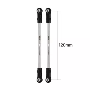 INJORA Stainless Steel Links with Rod Ends for 1/10 RC Crawler 120mm