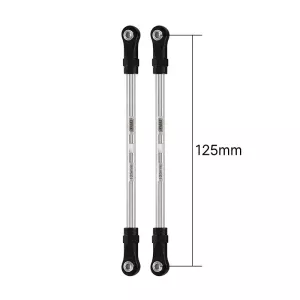 INJORA Stainless Steel Links with Rod Ends for 1/10 RC Crawler 125mm