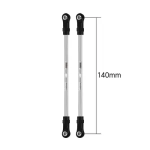 INJORA Stainless Steel Links with Rod Ends for 1/10 RC Crawler 140mm