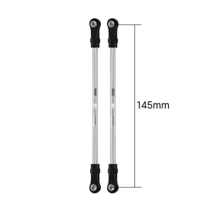 INJORA Stainless Steel Links with Rod Ends for 1/10 RC Crawler 145mm