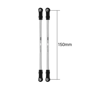 INJORA Stainless Steel Links with Rod Ends for 1/10 RC Crawler 150mm
