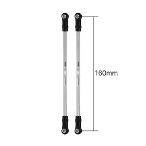 INJORA Stainless Steel Links with Rod Ends for 1/10 RC Crawler 160mm
