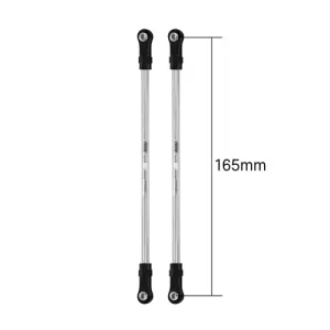 INJORA Stainless Steel Links with Rod Ends for 1/10 RC Crawler 165mm