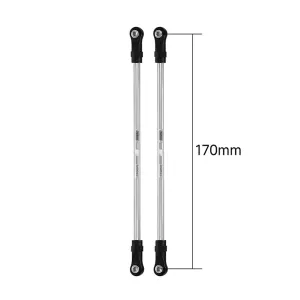 INJORA Stainless Steel Links with Rod Ends for 1/10 RC Crawler 170mm