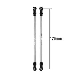 INJORA Stainless Steel Links with Rod Ends for 1/10 RC Crawler 175mm