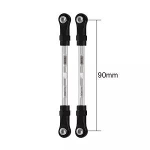 INJORA Stainless Steel Links with Rod Ends for 1/10 RC Crawler 90mm