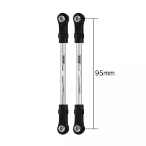 INJORA Stainless Steel Links with Rod Ends for 1/10 RC Crawler 95mm