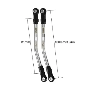 INJORA Stainless Steel High Clearance Links with Rod Ends for 1/10 RC Crawler 100mm