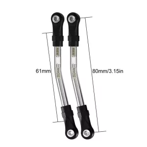 INJORA Stainless Steel High Clearance Links with Rod Ends for 1/10 RC Crawler 80mm