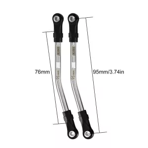 INJORA Stainless Steel High Clearance Links with Rod Ends for 1/10 RC Crawler 95mm