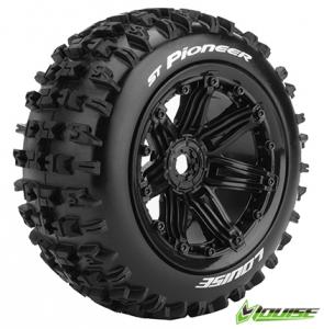 Däck & Fälg ST-PIONEER 1/8 Truck 3.8" (Beadlock) Svart