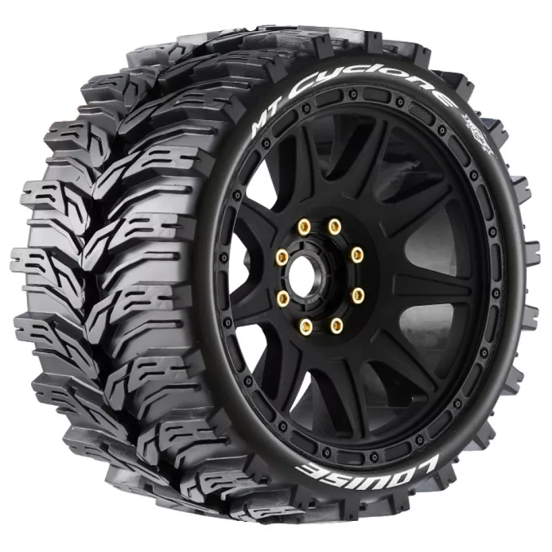 Däck & Fälg MT-CYCLONE Speed 3,8" (Lös Hex 0" & 1/2" Offset) Soft MFT (2)