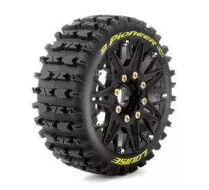 Däck & Fälg B-PIONEER 1/8 Buggy Soft MFT (Lös 17mm Hex 0" & 1/2" Offset) (2)