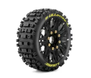 Däck & Fälg B-ULLDOZE 1/8 Buggy Soft MFT (Lös 17mm Hex 0" & 1/2" Offset) (2)