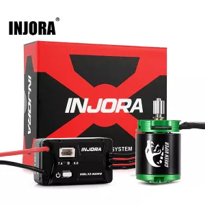 INJORA MBL32-NANO Brushless ESC & 1621 Green Viper Motor for 1/30 SCX30