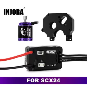 INJORA MBL32 G2 Waterproof Brushless ESC & 1721 Purple Viper Motor for 1/24 SCX24