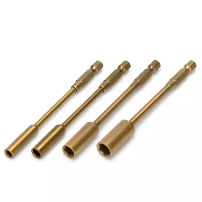 Power Tool Bits Set Mutter 4, 5.5, 7 & 8mm