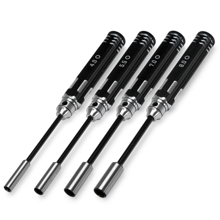 Hyls/Mutternyckel Set - 4, 5.5, 7 & 8mm