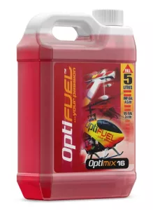 Optimix Bränsle 16% Nitro, 18% Klotz oil 5L lämplig för Helikopter  --OBS endast avhämtning i butiken OBS--