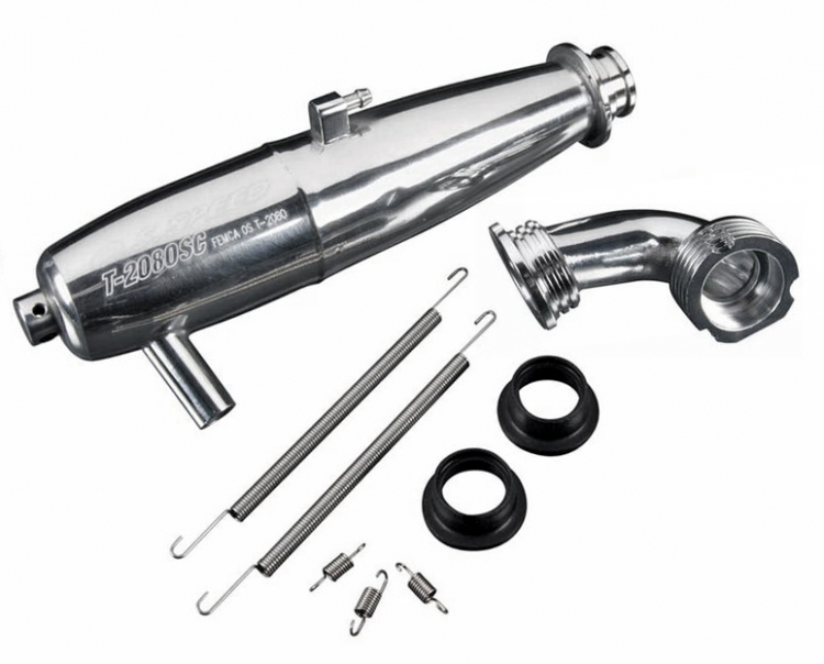 Avgassystem Komplett T-2080SC 1/8 On-Road