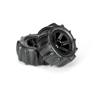 1/16 Sling Shot Fr/Rr 2.2" paddel däck 12mm Blk Desperado 2st