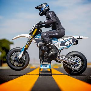 1/4 Supermoto S3 Motorcycle Front Tire MTD Black Promoto-MX