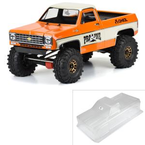 1/6 1978 Chevy K-10 Clear kaross: SCX6