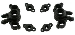 Knuckle arms F/R Traxxas Mini E-Revo Svart RPM