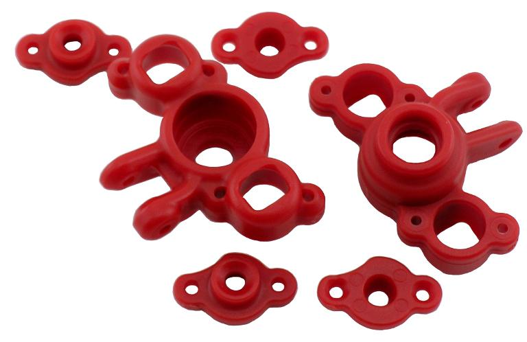 Knuckle arms F/R Traxxas Mini E-Revo Röda RPM