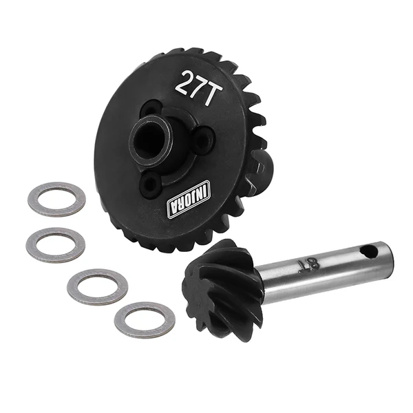 INJORA Overdrive Underdrive Steel Helical Gears for SCX10 II SCX10 III SCX10 Pro