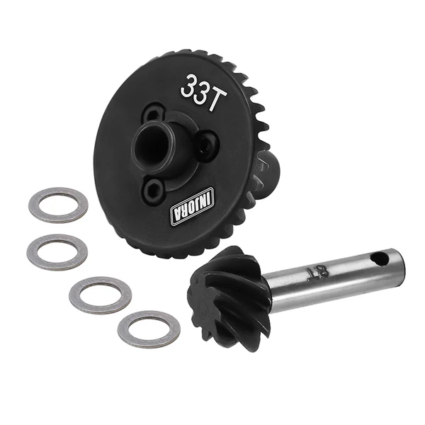INJORA Overdrive Underdrive Steel Helical Gears for SCX10 II SCX10 III SCX10 Pro