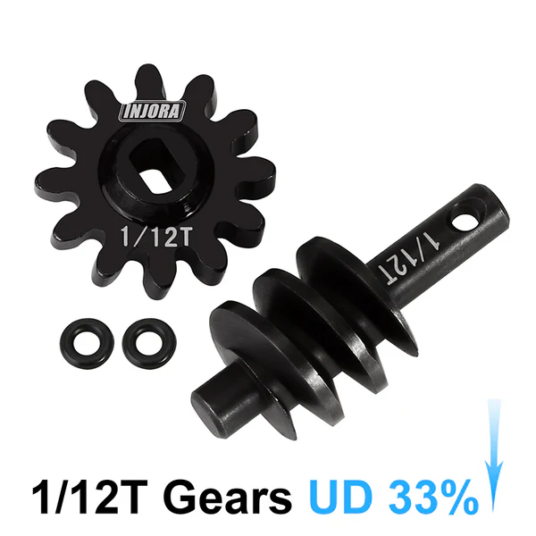INJORA Overdrive Underdrive Gears for SCX24 AX24