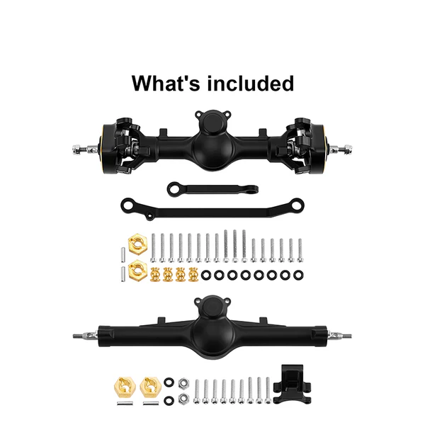 INJORA +4mm Nylon Planet Axles with Double Joint Shafts for 1/24 SCX24