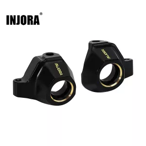 INJORA Black Brass Steering Knuckles for 1/30 Axial SCX30