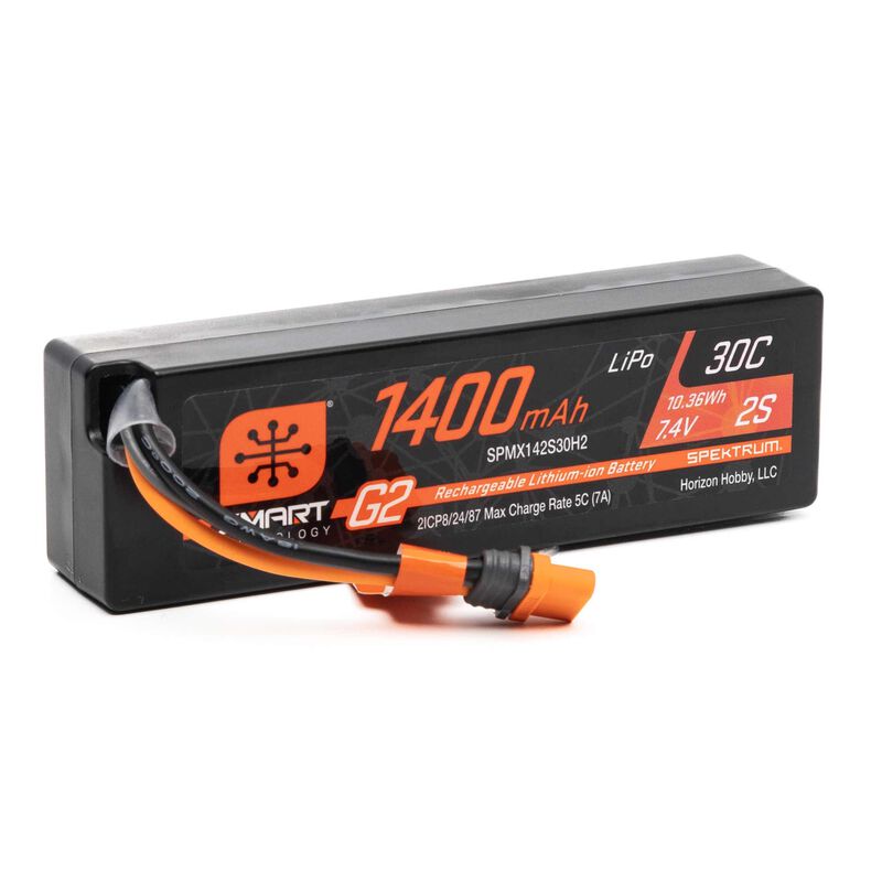 Lipo 2S 7.4V 1400mAh 30C IC 2 kontakt