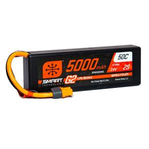 Smart Lipo 2S 7.4V 5000mAh 50C G2 Hard Case IC3