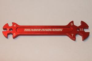 Turnbuckle Nyckel Multi 3, 4, 5, 5.5, 7, 8mm