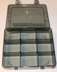 Sortimentslåda 9 fack. 185x155x43mm